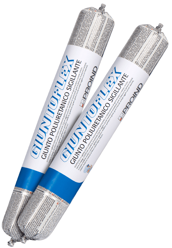 Sigillante poliuretanico elastico verniciabile in sacchetto da 600 ml Giuntoflex Proind