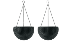 Fioriera Sospesa Sferica Set da 2 Graphite Keter