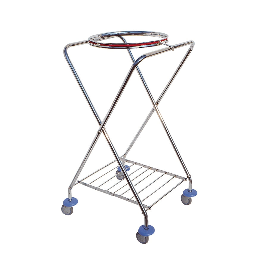 Carrello Portasacco A “X” Cromato IPC