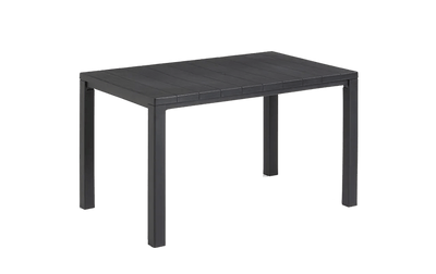 Julie 6 Seater Dining Table - Graphite Keter