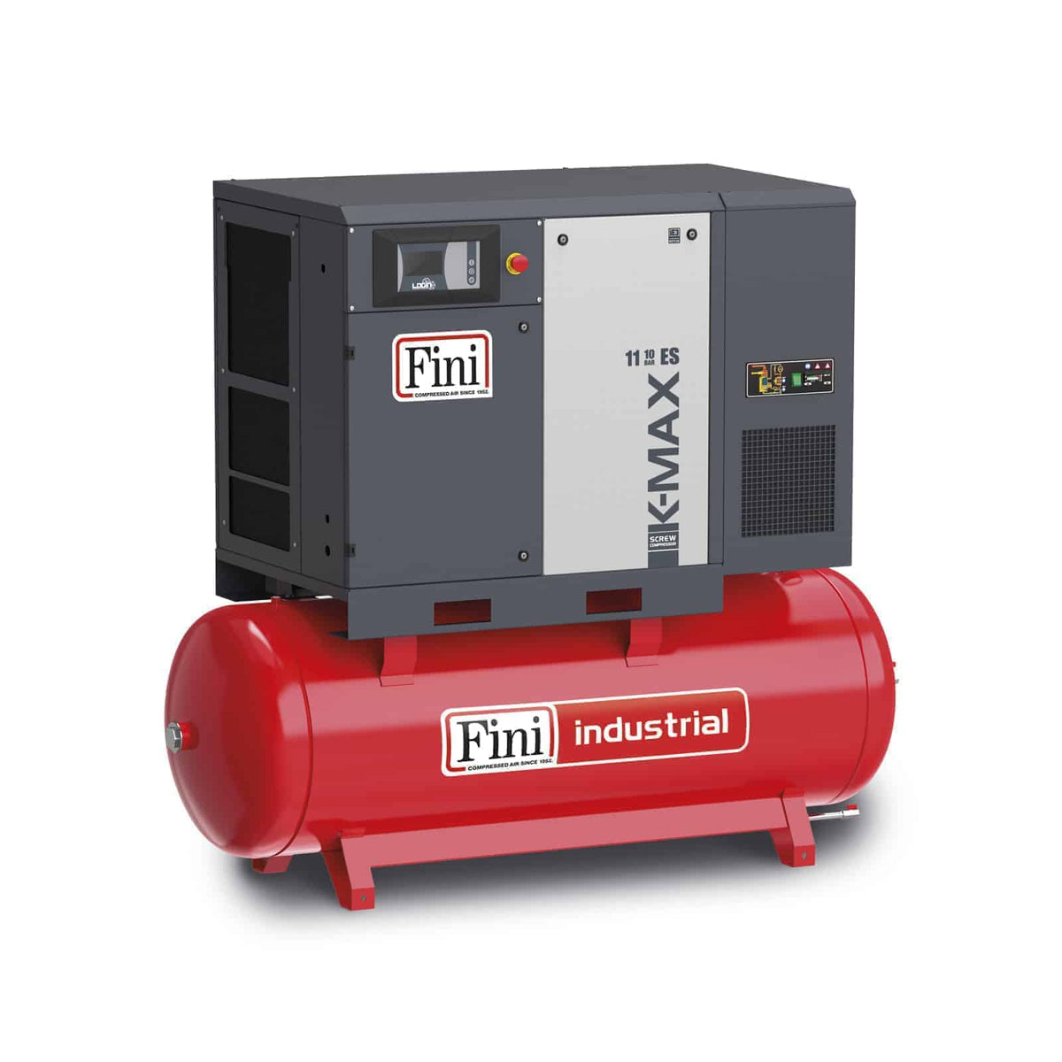K-MAX 11-08-500 ES Compressore a vite con trasmissione diretta - Fini Compressori