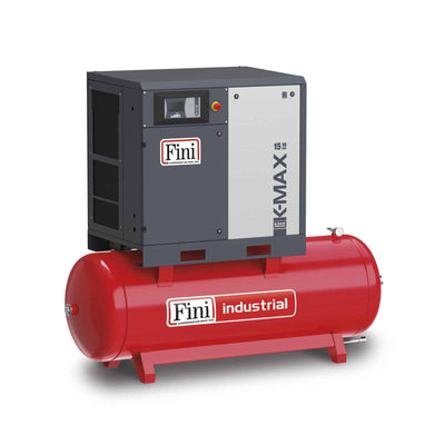 K-MAX 15-13-500 Compressore a vite con trasmissione diretta, completo - Fini Compressori