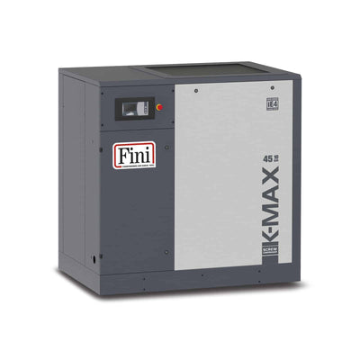 K-MAX 45-10 Compressore a vite ad alta efficienza, con trasmissione - Fini Compressori