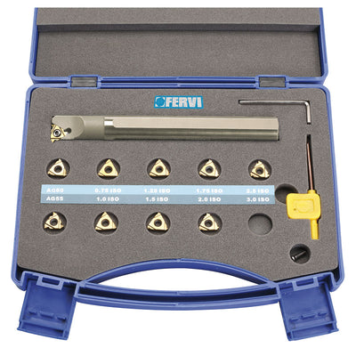 KIT Filettatura PER Interno - Utensili da Taglio - Fervi - Fervi