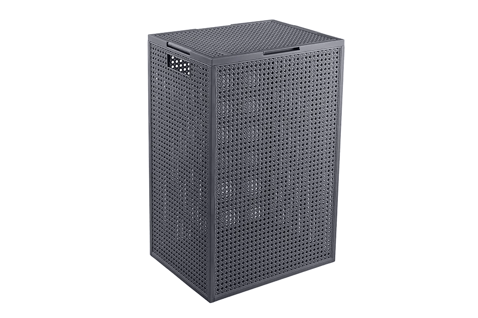 Cesto portabiancheria con coperchio Kaya 60 L grigio Curver