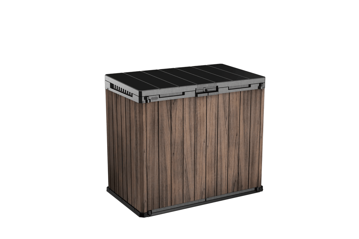 Signature 1150L Horizontal Storage Shed - Rosewood Keter