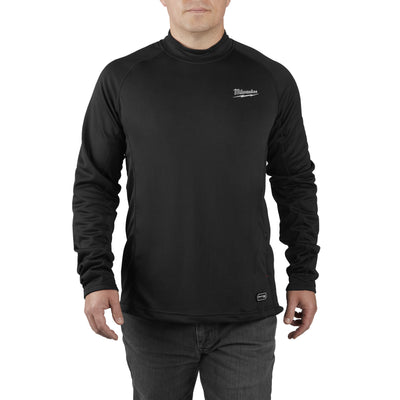 Camiseta térmica de manga larga recargable por USB WORKSKIN - Negra