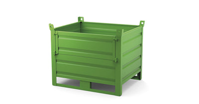 Contenitori portata 1000 kg con porta in lamiera Comi Storage