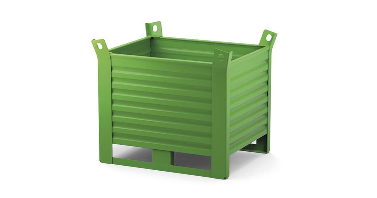 Contenitori portata da 1500 a 2000 kg senza porta Comi Storage