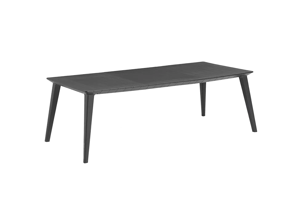 Tavolo da giardino allungabile Lima 160-240 da 157 a 235 cm grafite Keter