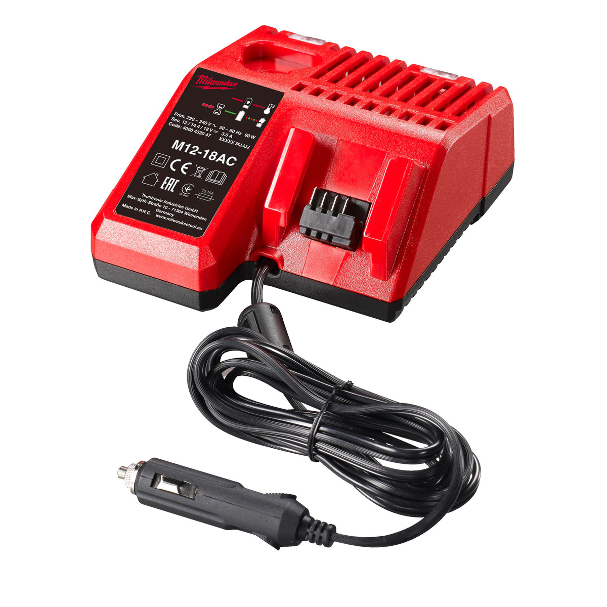 Cargador de coche M12-M18