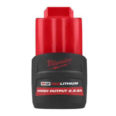 Batteria M12 HIGH OUTPUT da 2.5 Ah Milwaukee