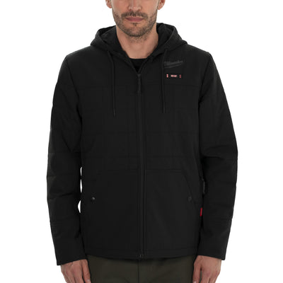 Chaqueta Térmica con Capucha M12 - Negra