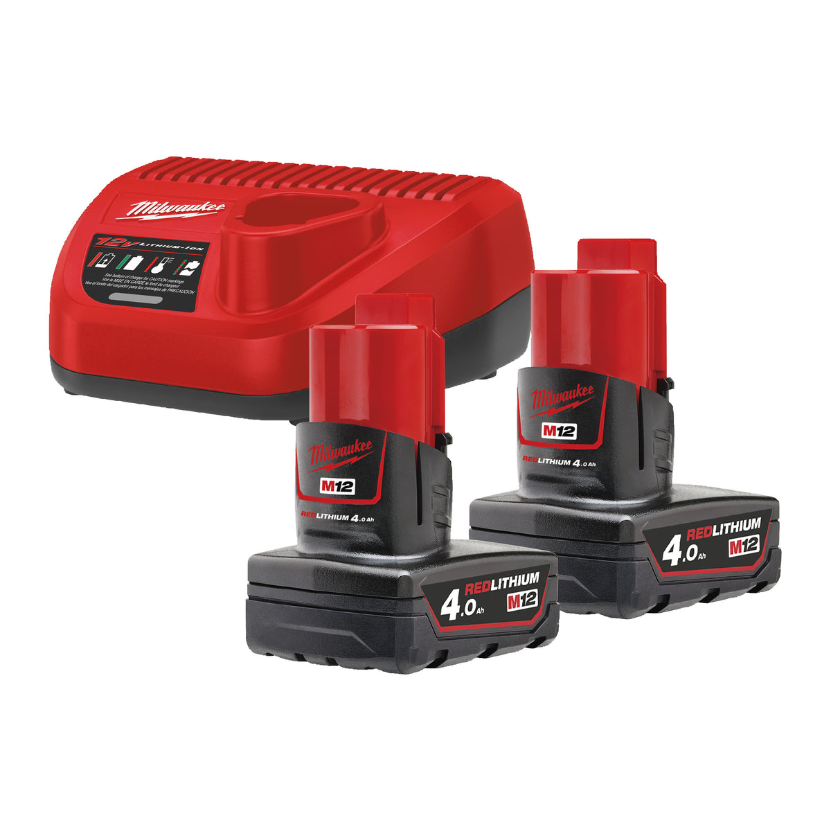 Energy Kit M12 2 X 4.0 Ah (12V) Milwaukee