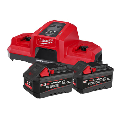 Energy Kit M18 FORGE (2 x 6 Ah, 1 x Caricabatterie M18 DBSC) Milwaukee