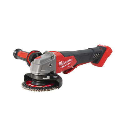 M18 FSAGV115XPDB — Smerigliatrice Angolare 115mm a velocità variabile con interruttore a paletta e freno M18 FUEL Milwaukee