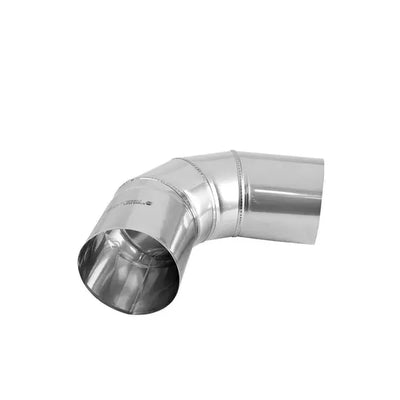 Master Gomito di scarico in acciaio inox 90° – Ø200 mm per riscaldatori BV 471, BV 691, Heylo K 120, K 160, K 160 R Dantherm Group