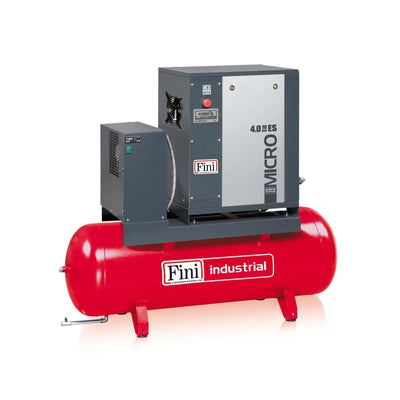 MICRO 4.0-08-200 ES Compressore a vite con trasmissione a cinghia - Fini Compressori