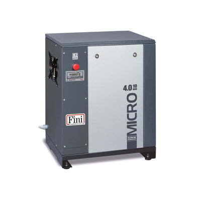 MICRO 4.0-08 Compressore a vite con trasmissione a cinghia, compatto - Fini Compressori