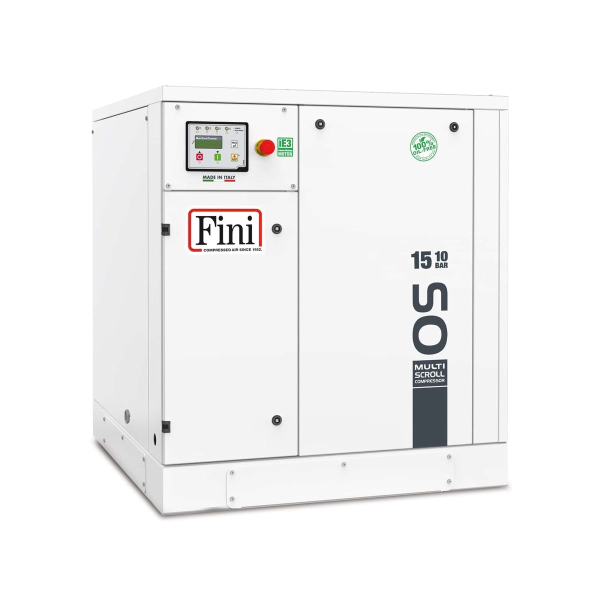 OS 15-10 Compressore senza olio con tecnologia a spirale Scroll. - Fini Compressori