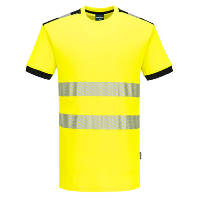 PW3 Hi-Vis Cotton Comfort T-Shirt S/S Portwest