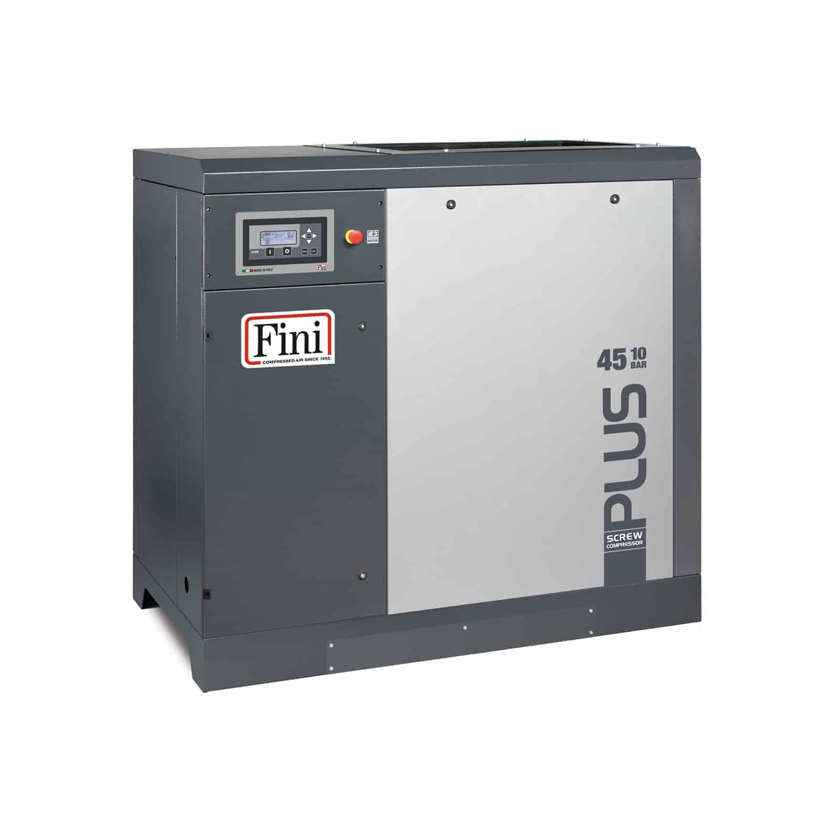 PLUS 45-13 Compressore a vite con trasmissione a cinghia. - Fini Compressori