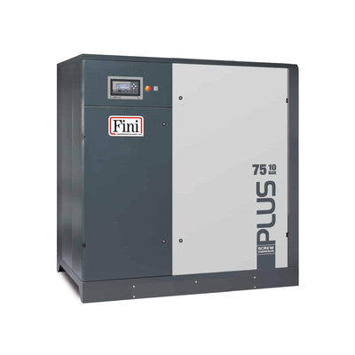 PLUS 56-10 Compressore a vite con trasmissione a cinghia. - Fini Compressori