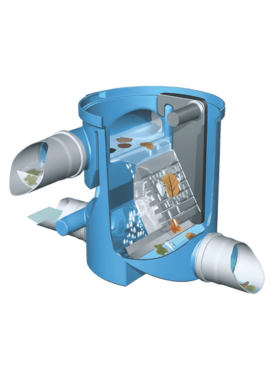 Pozzetto filtro foglie autopulente Rototec
