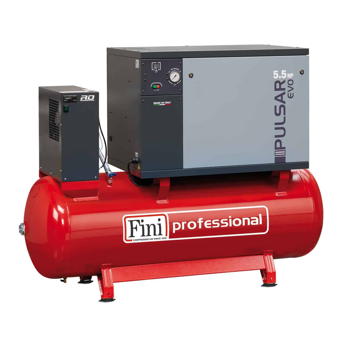 Pulsar Evo BK119-500-7,5-ES Compressore silenziato professionale a - Fini Compressori