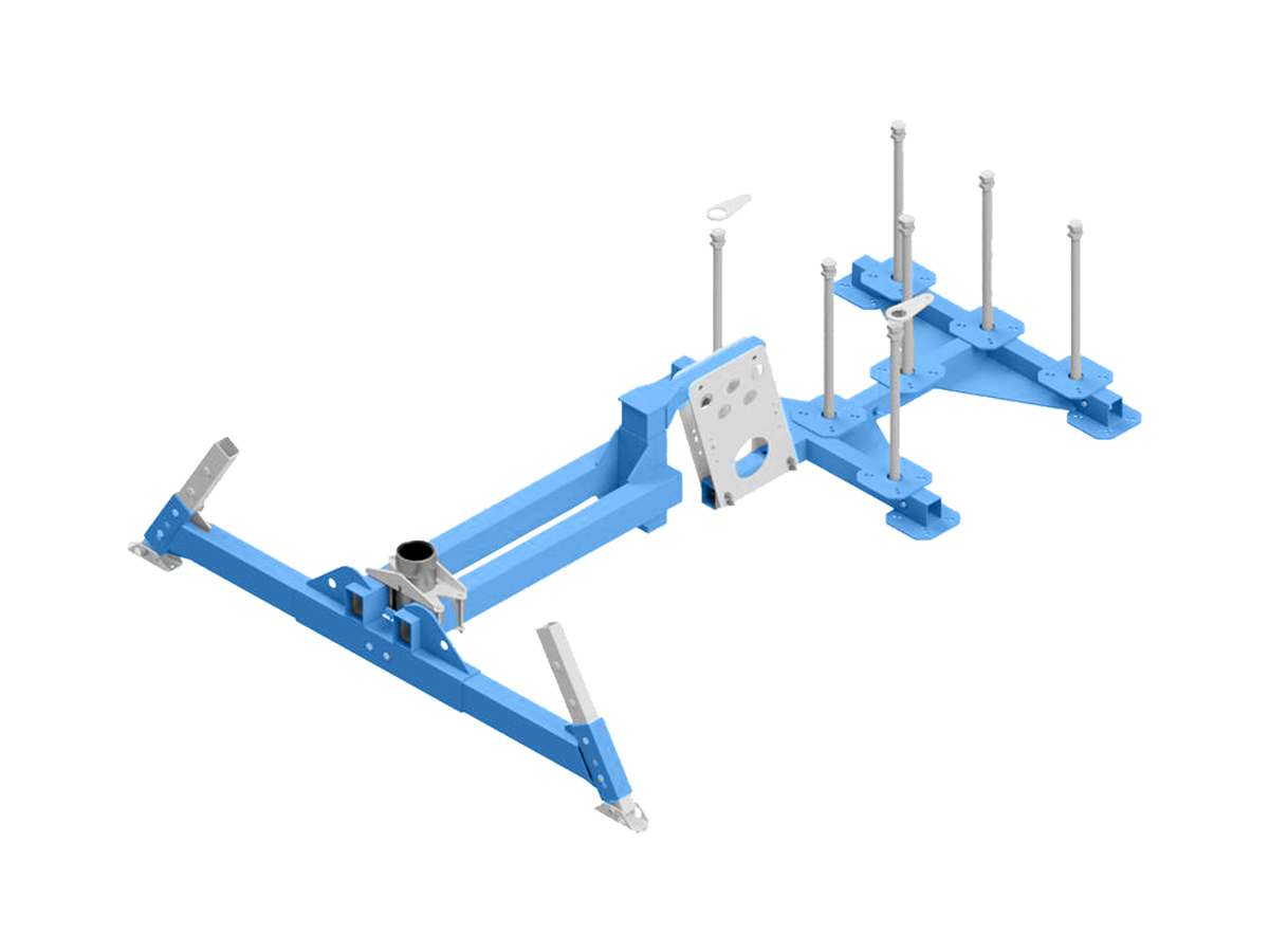 Ancoraggio BASE HITCH RACK COUNTERWEIGHT Irudek
