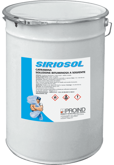 Primer bituminoso a solvente a rapida asciugatura Siriosol Proind