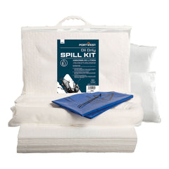 Kit absorbente de aceite de 50 litros Portwest SM61