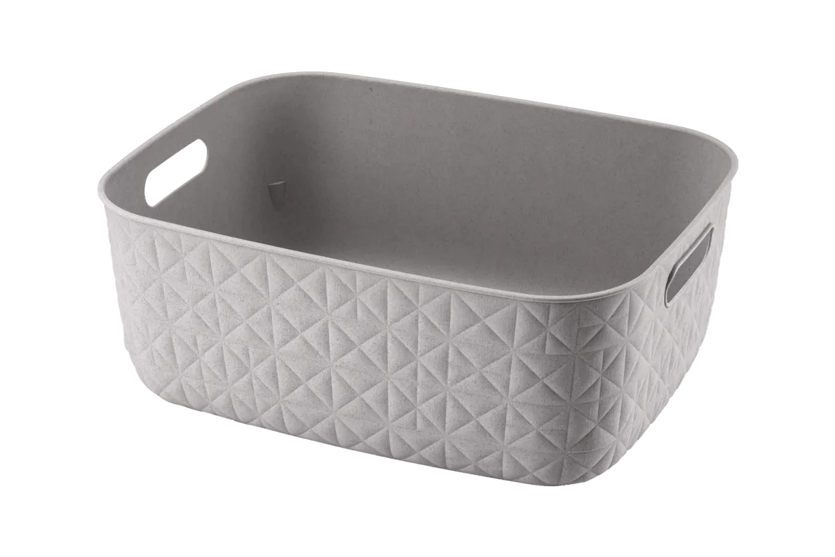 Cesto portaoggetti Softex M 12,5 L tortora 37,9x29,2x14,3 cm Curver