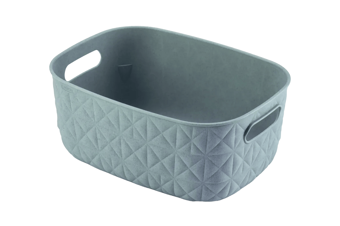 Cesto portaoggetti Softex S 4 L verde acqua 26,4x19,4x11,1 cm Curver