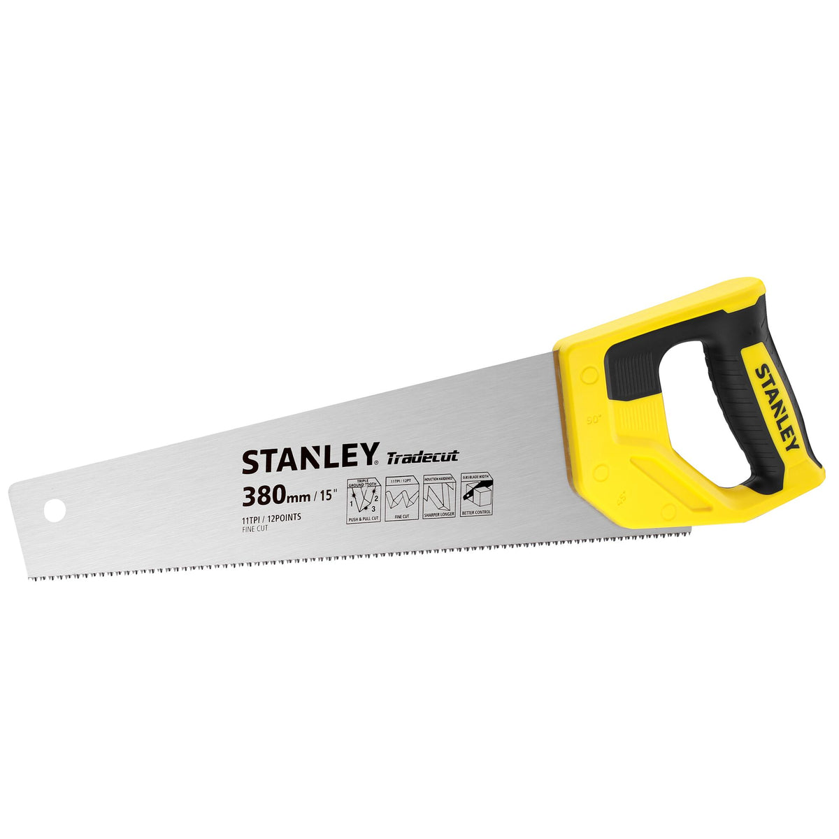 Segaccio per legno Tradecut 380 mm - 11 denti/poll Stanley