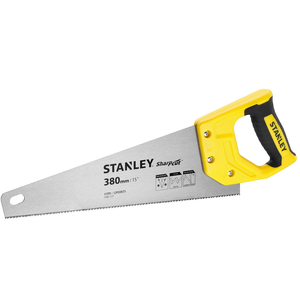 Segaccio per legno Sharpcut 380 mm - 11 denti/poll Stanley
