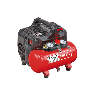 Siltek S/6 Compressore oilless silenzioso, adatto per hobbisti e - Fini Compressori