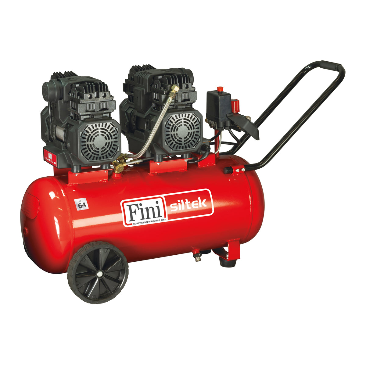 Siltek tb 6/1,5 hp Compressore oilless silenzioso, adatto per - Fini Compressori