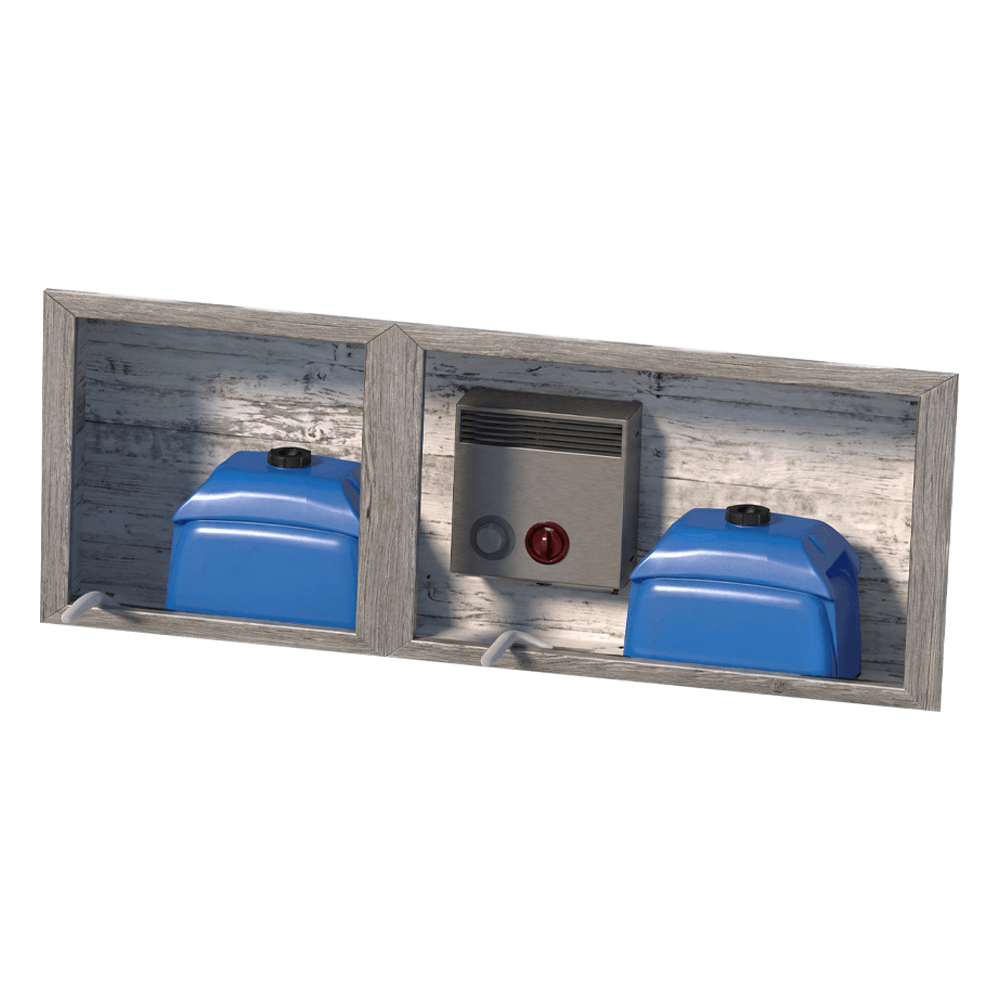 Quadro elettrico temporizzato per doppia soffiante Rototec