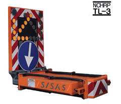 Rimorchio con Attenuatore d’Urto TMA e Fig. 401 Classe II Sisas