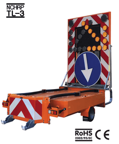 Remolque con atenuador de impacto TTMA y Fig. 401 clase II Sisas