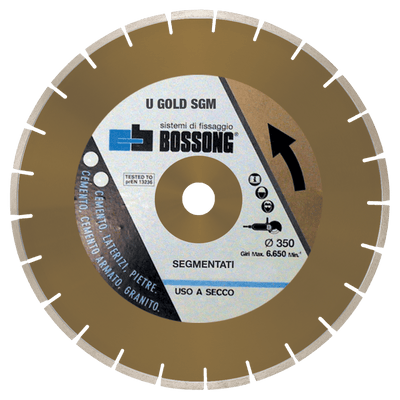 Disco Diamantato Disco segmentato saldatura laser U GOLD SGM Bossong