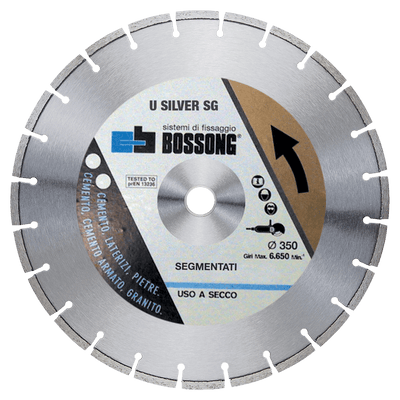 Disco Diamantato Disco segmentato saldatura laser U SILVER SG Bossong