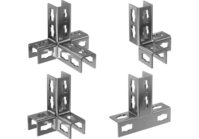 Staffe 3D ad innesto rapido PFUF D zl