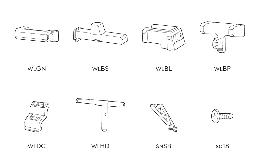 Store It Out Prime without pistons - Small Parts Set - Keter