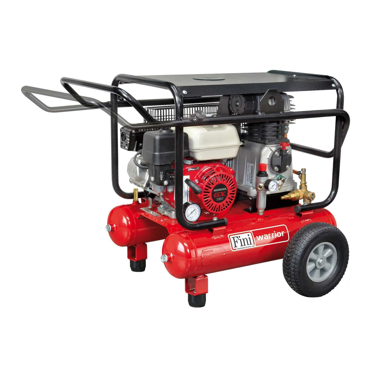 Warrior MK113-5,5S Honda Motocompressore professionale a benzina con Fini Compressori - Fini Compressori