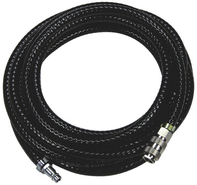 Tubo aria compressa flessibile PVC 10metri con raccordi rapidi universali Abac