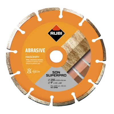 Rubi Disco diamantato materiale abrasivo SEGMENTATO-SON