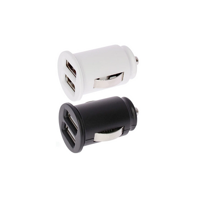 ADATTATORE AUTO CON 2 PORTE USB