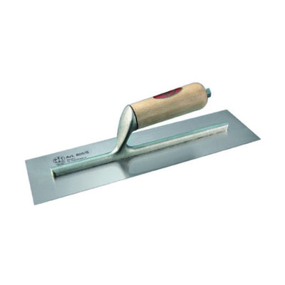 Pavan American type stainless steel finishing trowel welded wooden